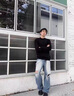 真維斯毛衣男士冬季新款慵懶風(fēng)圓領(lǐng)休閑針織打底衫圓領(lǐng)保暖上衣 QF8196中花灰 XL 曬單實(shí)拍圖