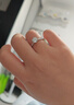 周梵生人工培育鉆石戒指女18K金六爪人造鉆戒一1克拉結(jié)婚女戒 七夕送禮 培育鉆 D色 VVS凈度 3EX切工 【活動】1克拉 曬單實拍圖
