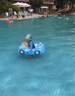 swimbobo兒童游泳圈 戶外戲水寶寶坐艇 小孩玩水坐圈游泳裝備K2003 曬單實(shí)拍圖