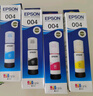 愛(ài)普生（EPSON）004墨水原裝 適用愛(ài)普生L3115 L3116 L3117 L3118/L3119 L3153打印機墨水墨盒耗材 四色套裝黑青紅黃彩色 曬單實(shí)拍圖