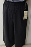 無印良品（MUJI）女式易干彈力泡泡紗輕便七分褲 褲子女款25年夏季女裝 BE1VSA5S 黑色 S （155/62A） 曬單實(shí)拍圖