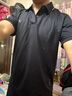 FILA 斐樂黃景瑜同款男子針織短袖領(lǐng)航POLO衫2025夏新款商務(wù)休閑上衣 傳奇藍(lán)-NV XL 180/100A/XL 曬單實(shí)拍圖
