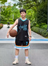 健步龍籃球服套裝夏季男女比賽運(yùn)動籃球衣制大學(xué)生校隊(duì)訓(xùn)練籃球背心印號 SOUB-313-黑色【光板球衣】 2XL（170-175cm 120-140斤） 曬單實(shí)拍圖
