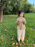 幼歌（YOUGE）嬰幼兒秋季新款純棉復古百搭燈芯絨長褲簡約柔軟休閑褲 米色 (66-90兩用襠) 90 cm 曬單實拍圖