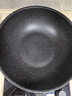 蘇泊爾（SUPOR）炒鍋 麥飯石色不粘鍋平底煎鍋無油煙炒菜鍋具電磁爐燃?xì)庠钔ㄓ?EC30SP02 直徑（適用2-4人） 30cm 曬單實(shí)拍圖