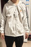 大嘴猴（paul frank）開(kāi)衫衛衣男士春秋季運動(dòng)連帽外套男休閑上衣服男裝 燕麥灰色 2XL 曬單實(shí)拍圖