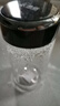 希諾單層玻璃杯2025新款商務辦公水杯男女士杯子大容量泡茶杯 XN-9187-紫羅蘭-390ML矮胖款 曬單實拍圖