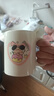 奶油色坐姿可愛(ài)帕恰狗馬克杯子高顏值陶瓷杯ins風(fēng)水杯家用 米白色小狗杯隨機(jī)發(fā) 1個(gè) 350ml 曬單實(shí)拍圖