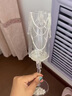 妙普樂(lè )德國進(jìn)口品質(zhì)王薇薇香檳杯一對禮盒創(chuàng  )意裝飾結婚敬酒杯一對手工di 似心永恒敬酒杯【材料包含一對杯 曬單實(shí)拍圖