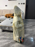 lemonkid兒童雨衣男女童小學(xué)生雨披帶書(shū)包位寶寶上學(xué)防雨服 芝士檸檬黃2XL 曬單實(shí)拍圖