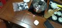 晉冠茶臺茶具套裝一體禪意茶幾茶桌椅組合泡茶臺1.2明月桌+圍椅+2月牙 曬單實拍圖