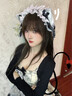 UOSU洛麗塔貓耳朵發(fā)箍女cos漫展Lolita發(fā)帶女仆發(fā)飾獸耳甜妹發(fā)夾發(fā)飾 cos貓耳朵發(fā)箍【黑色】 曬單實(shí)拍圖