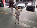 WVD美國品牌人男童禮服夏季兒童西裝套裝花童生日西服走秀男孩演出服 米色條紋馬甲+白色短袖襯衫+短 100 CM體重建議26-30斤 曬單實(shí)拍圖