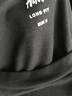H&M男裝女裝T恤夏季柔軟圓領(lǐng)中長(cháng)款oversize休閑短袖上衣0598755 黑色 M 175/100 曬單實(shí)拍圖