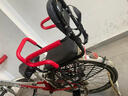 加大座椅自行車(chē)兒童后置電動(dòng)車(chē)單車(chē)后座安全小孩坐椅加厚寶寶椅 黑色 自行車(chē)普通款+護網(wǎng) 曬單實(shí)拍圖