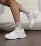 特步（XTEP）女鞋運動鞋子女夏季新款網(wǎng)面透氣跑步鞋輕便百搭耐磨女士休閑鞋 帆白/淡霧紫 38 曬單實拍圖