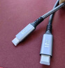 值計USB4全功能type-c數(shù)據(jù)線1.8米視頻線PD240W快充電適用蘋果安卓華為雷電4/3移動硬盤盒40G連接線 曬單實拍圖