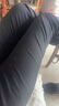 哥弟（GIRDEAR）女裝新款雙排扣高腰通勤正裝小黑褲女1100512 黑色 M (3碼) 曬單實拍圖
