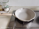 明爵平底鍋麥飯石不粘鍋牛排煎鍋家用炒鍋輕煙少油電磁爐燃氣灶通用 （1-3人） 無(wú)蓋 24cm 曬單實(shí)拍圖