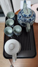 憶壺茶（YIHUTEA）茶盤托盤家用茶臺(tái)帶排水小型瀝水儲(chǔ)水實(shí)木功夫托盤泡茶具竹茶托 【爆款大號(hào)】茶盤36.5*24cm 曬單實(shí)拍圖