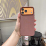 ENBANDA適用于蘋果17ProMax手機(jī)殼輕薄iPhone17Pro磁吸保護(hù)殼高級感高檔男女por超薄全包防摔新款外殼 iPhone 17ProMax 【橙色】輕薄防摔+強(qiáng)磁吸附+可斜挎掛繩 曬單實(shí)拍圖