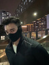 目丸新款冬季面罩男士加厚防凍保暖耳罩護耳朵騎行電動(dòng)車(chē)耳包防風(fēng)護臉 黑色面罩耳罩二合一 曬單實(shí)拍圖
