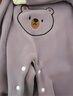 Aceboer嬰兒衣服秋冬新生兒連體衣棉柔軟睡衣嬰幼兒滿(mǎn)月服寶寶哈衣爬服 小熊紫色【奧粒絨連體】 66cm 曬單實(shí)拍圖