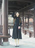 欣妃羽欣妃羽黑色長(cháng)袖針織連衣裙女春2025新款高級感法式A字裙黑色L 曬單實(shí)拍圖