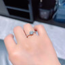 DR CK人工培育鉆石戒指六芒星織鉆戒女人工培育鉆石訂結(jié)婚禮物送老婆 六芒星50分莫桑鉆/順豐速運/刻字 閉口(13號) 曬單實拍圖