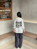 WYKZ連帽衛衣夾克套裝男秋冬2025新款字母印花休閑潮流戶(hù)外運動(dòng) 白色 XL （建議130-145斤） 曬單實(shí)拍圖