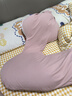 BabyWatch孕婦枕護腰側睡枕托腹U形側臥抱枕睡覺(jué)用品女神枕PLUS-黛粉 曬單實(shí)拍圖