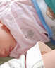 貝瑞加（Babyprints）嬰兒連體衣2件裝寶寶夏季衣服純棉哈衣薄款家居爬服護肚 白粉66 曬單實(shí)拍圖