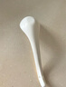 品聚德骨瓷純白小湯勺長(cháng)柄家用大號餐具勺子創(chuàng  )意大勺小勺喝粥勺調羹勺子 骨瓷描金天鵝小勺4個(gè) 曬單實(shí)拍圖