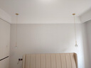 云舍（CLOUDHOUSE）床頭吊燈輕奢客廳溫馨臥室房間現(xiàn)代吧臺(tái)網(wǎng)紅長線全銅水晶吊燈 全銅單頭款 7W LED三色光 曬單實(shí)拍圖