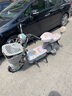 首邁適用愛(ài)瑪小金豆腳墊電動(dòng)車(chē)坐墊套電瓶新國標車(chē)防水防滑腳墊踏板墊 防水款：米相機小熊四件套 曬單實(shí)拍圖
