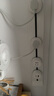 霍尼韋爾（Honeywell）A8軌道插座適配器USB 20W快充可移動(dòng)墻壁插座 明裝滑動(dòng)排插白 曬單實(shí)拍圖