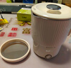 蘇泊爾（SUPOR）便攜式燒水壺電水壺折疊0.8L 旅行出差家用養(yǎng)生沖奶電熱水壺學(xué)生304不銹鋼泡面杯 SW-08J01 曬單實(shí)拍圖