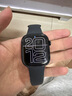 Apple/蘋果 Watch Series 10 智能手表GPS款46毫米亮黑色鋁金屬表殼黑色運動型表帶M/L MX273CH/B 曬單實拍圖