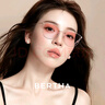 貝爾莎粉色墨鏡女腮紅漸變貓眼太陽(yáng)鏡時(shí)尚顯臉小防曬紫外線(xiàn)海邊開(kāi)學(xué) 曬單實(shí)拍圖