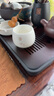 八千行茶盤(pán)托盤(pán)帶排水家用實(shí)竹木小型茶臺(tái)一體式辦公室功夫干泡瀝水茶具 曬單實(shí)拍圖