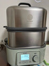 北鼎（Buydeem）【國家補貼】電蒸鍋家用蒸燉鍋不銹鋼電燉鍋 大容量全自動預(yù)約多用途鍋多功能多層【G68淺杉綠】 曬單實拍圖