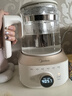 美的（Midea）全玻璃養生壺全自動(dòng)燒水壺母嬰恒溫電熱水壺花茶壺全包裹護底防碎1.5L MK-YS15B201 曬單實(shí)拍圖