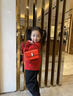 G. DUCKKIDS親子裝全家福一家三口四口秋冬紅色毛衣2024新款母子母女裝針織衫 紅色 90 (建議身高80-90CM， 曬單實(shí)拍圖