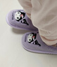 Hello Kitty兒童棉拖鞋冬季加絨保暖女孩室內防滑居家鞋親子25039紫色38-39 曬單實(shí)拍圖