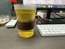 CLITON掛耳咖啡杯日式豎紋防燙玻璃杯子茶杯家用高顏值拿鐵大容量濃縮杯 曬單實(shí)拍圖
