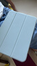 JPLAYER蘋(píng)果iPad11/10保護套11英寸A16芯片2025/22款10.9英寸平板電腦保護殼智能休眠外殼防摔皮套白冰藍 曬單實(shí)拍圖