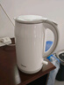 美的（Midea）電熱水壺食品級316L不銹鋼雙層無(wú)縫一體內膽防燙燒水壺 1.7L自動(dòng)智能斷電開(kāi)水壺SH17M301PRO 曬單實(shí)拍圖