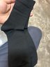 浪莎莫代爾桑蠶絲襪子男士中筒襪夏季薄款大碼抑菌黑色商務(wù)襪4雙春秋 曬單實(shí)拍圖