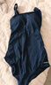迪卡儂（DECATHLON）泳衣女連體三角抗氯游泳服顯瘦大碼泳裝泡溫泉深藍(lán)4230019 曬單實(shí)拍圖