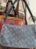 新秀麗（Samsonite）時(shí)尚藝術(shù)聯(lián)名女士單肩斜挎包藍(lán)色印花包包女包手提包NO3畢業(yè)旅行 曬單實(shí)拍圖